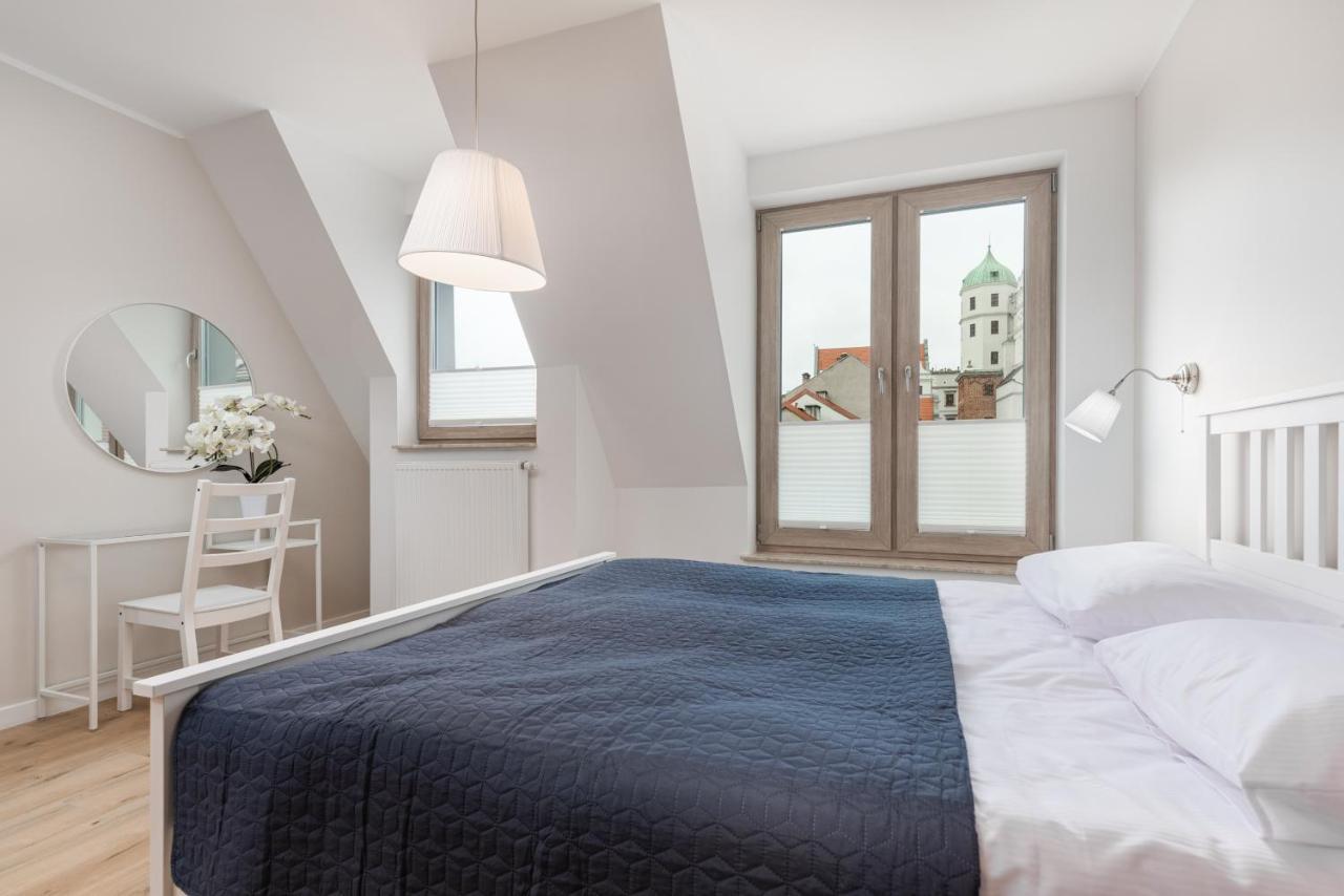 Old Town Szczecin Blue Apartment ภายนอก รูปภาพ