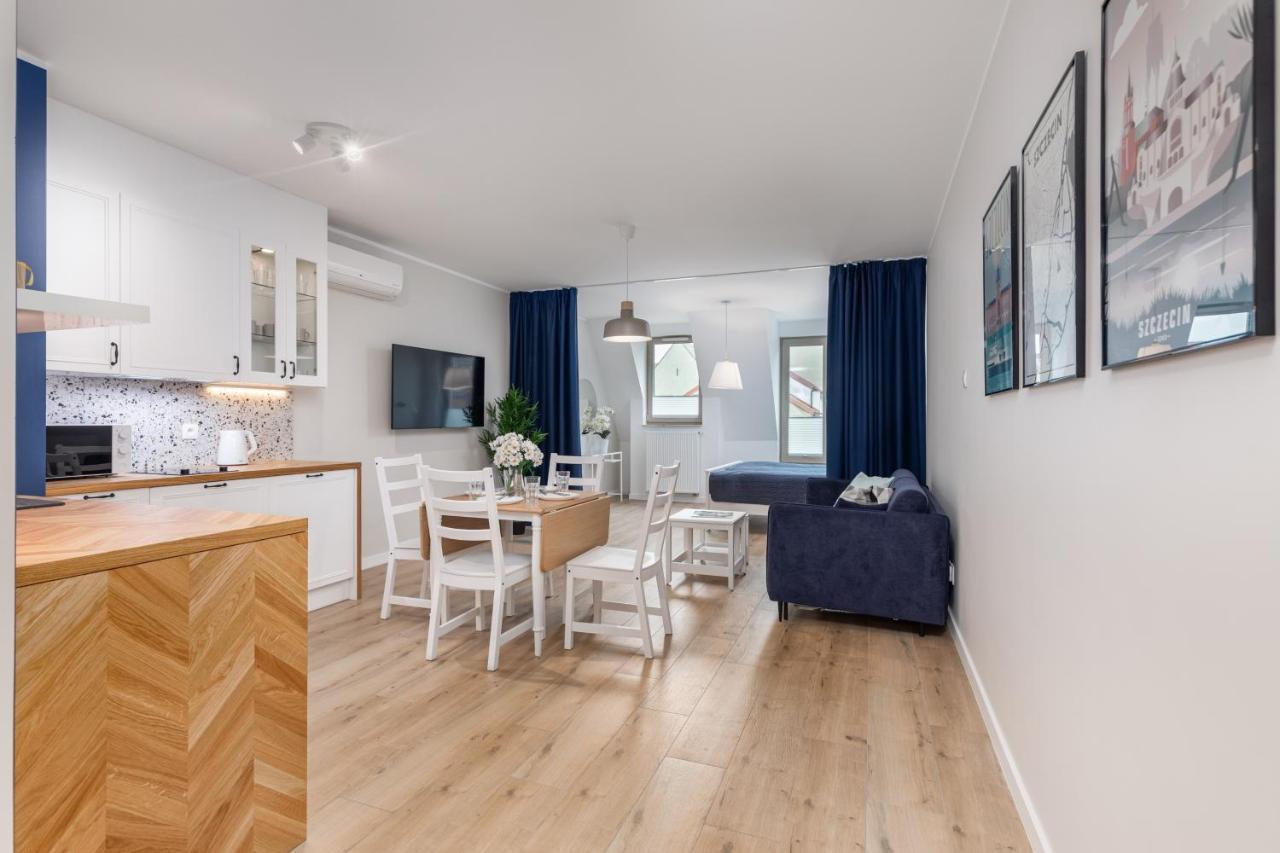 Old Town Szczecin Blue Apartment ภายนอก รูปภาพ