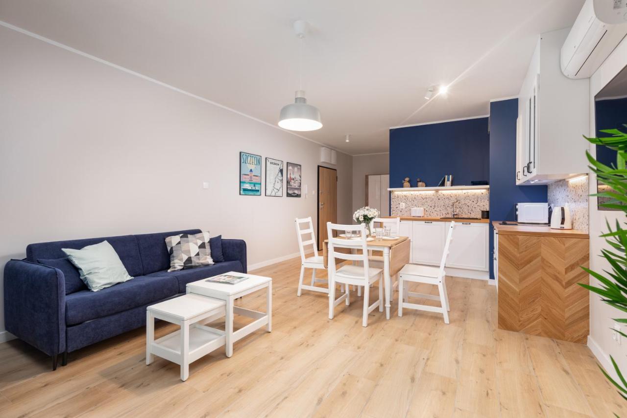 Old Town Szczecin Blue Apartment ภายนอก รูปภาพ