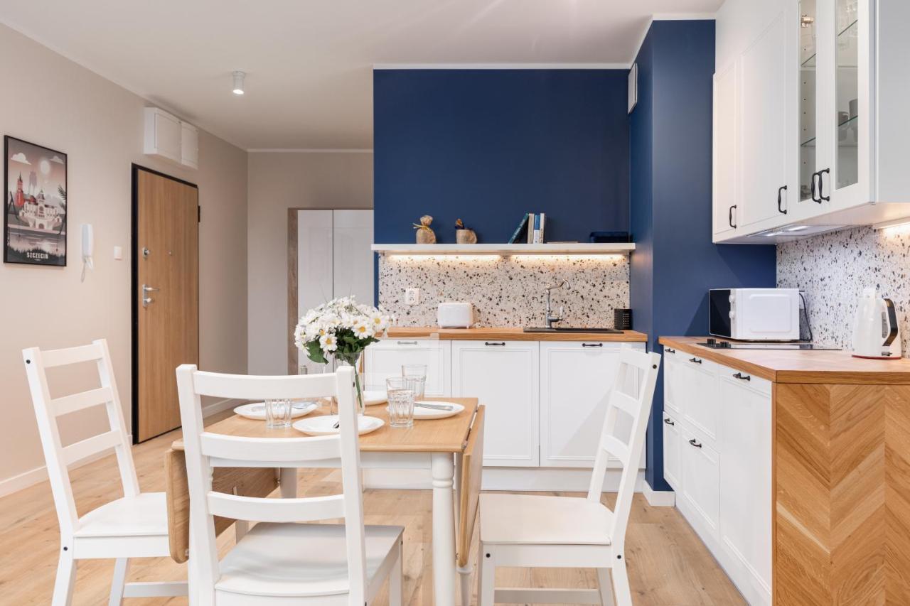 Old Town Szczecin Blue Apartment ภายนอก รูปภาพ