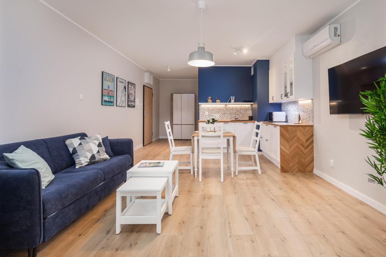 Old Town Szczecin Blue Apartment ภายนอก รูปภาพ