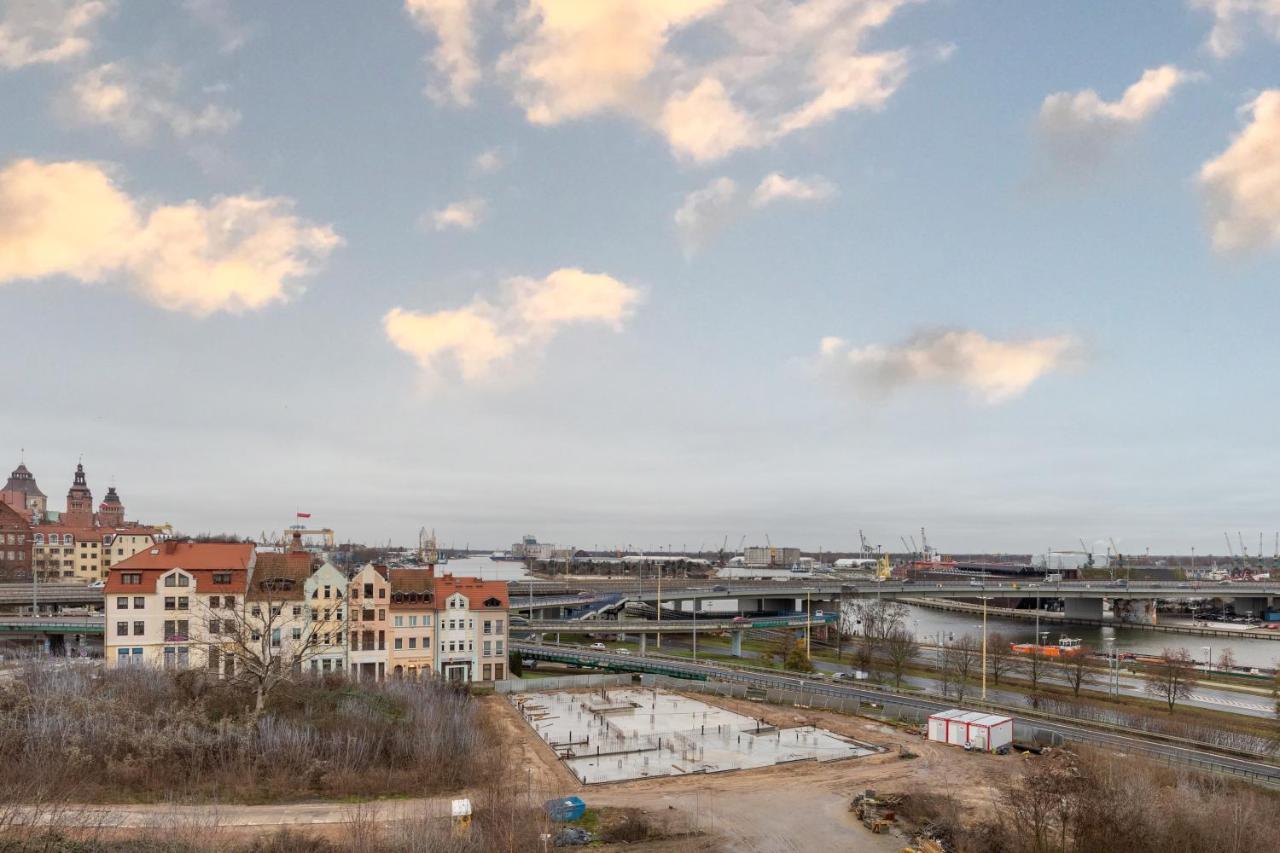 Old Town Szczecin Blue Apartment ภายนอก รูปภาพ